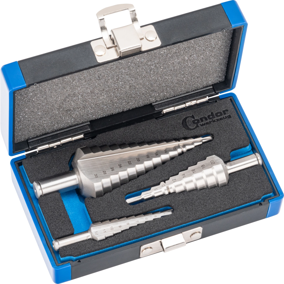 Stegborr Set 3 delar HSS-E Kobolt 5%