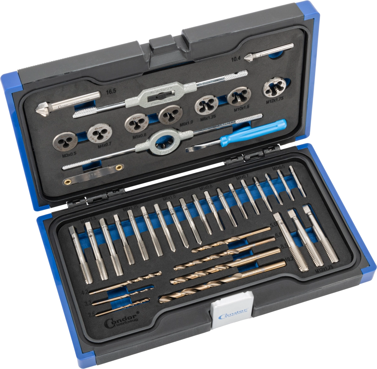 Tapp och Snitt Set, HSS-G M2 / HSS-E Cobalt 5%, 41 st., M3-12