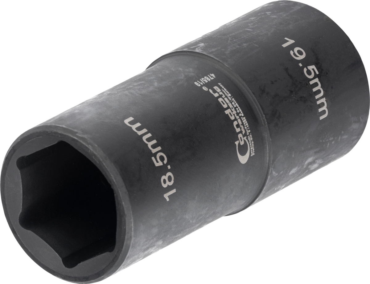 Special Hjulmutterinsats, 1/2", SW18.5 + 19.5 mm