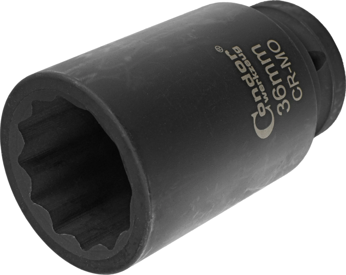 Drivaxel Hylsa, 3/4", CrMo, 12-kant 36 mm
