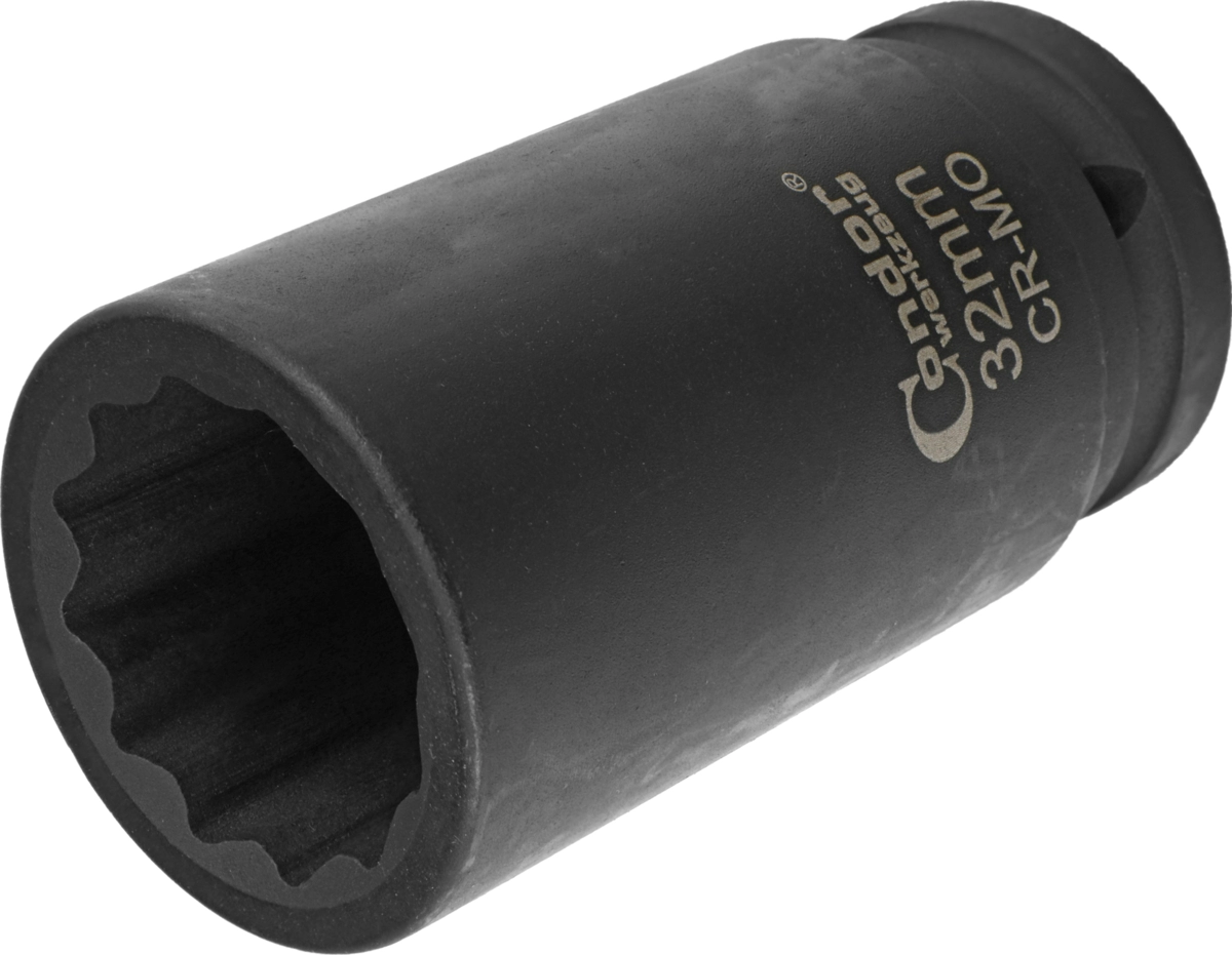 Drivaxel Hylsa, 3/4", CrMo, 12-kant 32 mm