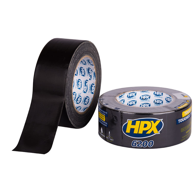 HPX 6200 REPAIR TAPE svart 25m 10st/frp