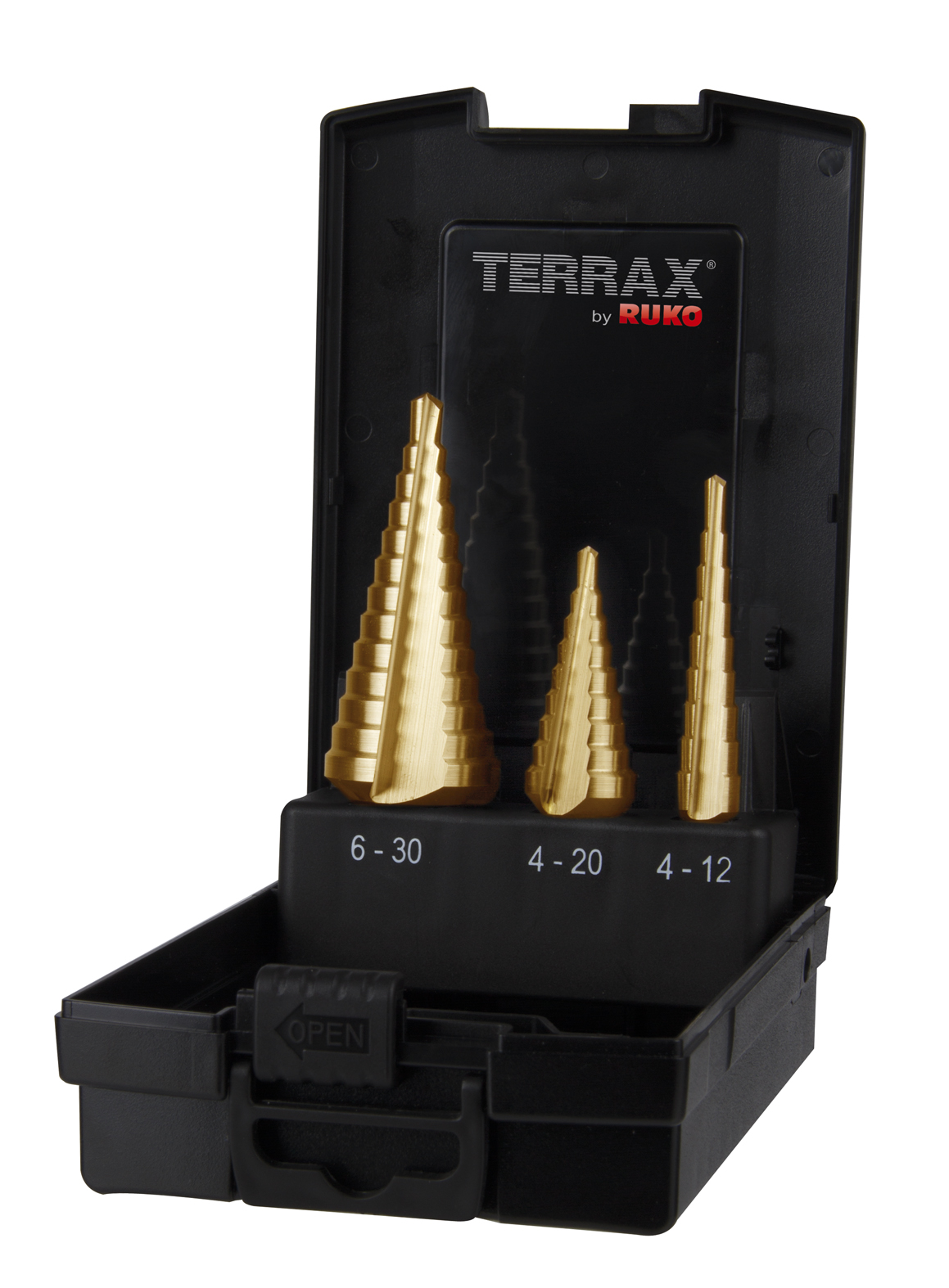 Ruko Terrax Stegborrset 4-30mm Tin