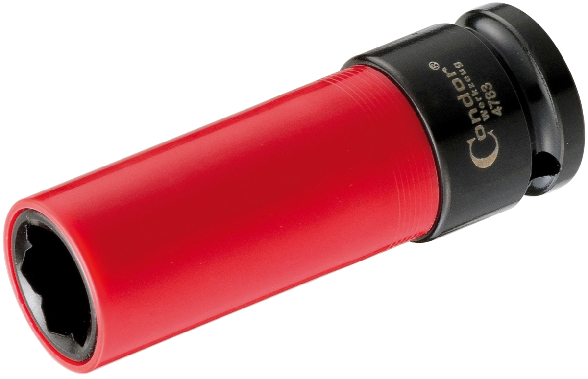 Hjulmutter Hylsa, 1/2", 85 mm, 17 mm, MB fälglås