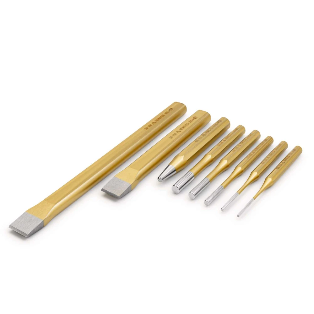 RENNSTEIG Set med körnare/dorn/huggmejslar