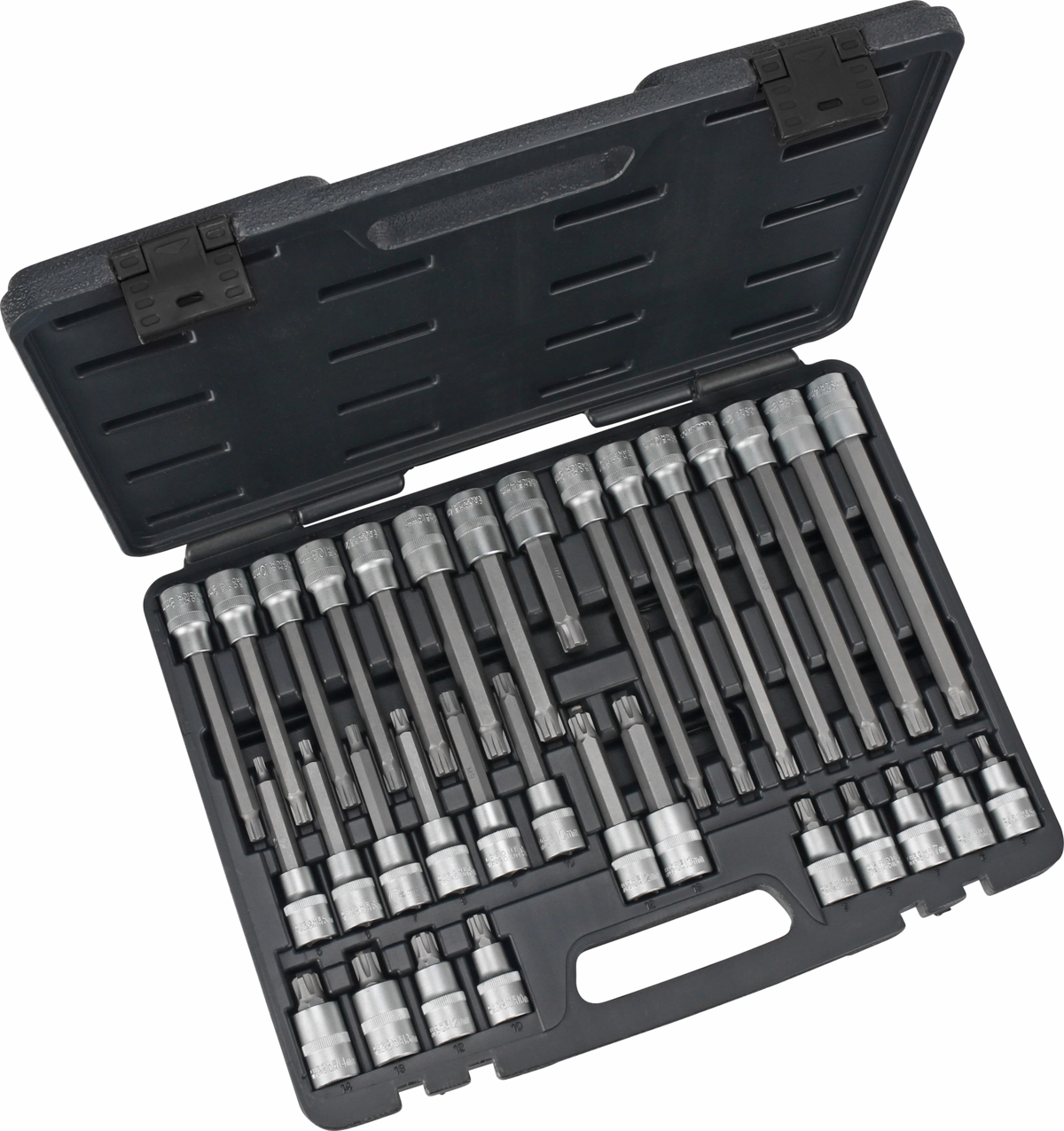 Hylsbit Set, 32 delar., 1/2", Kilspår-Profil M5-14