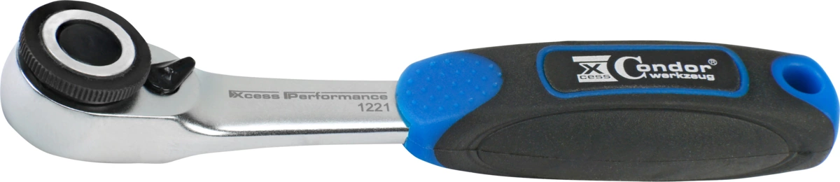 Micro-Bit-Spärrhandtag, med Fingerskiva