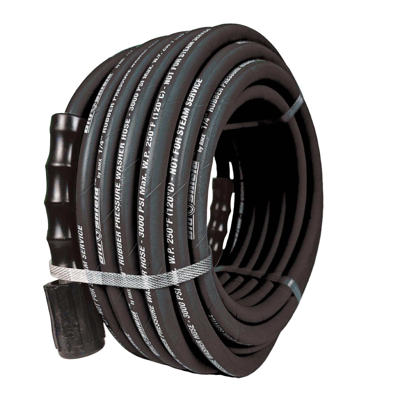 BluShield högtryckslang 3/8" kevlar 20m