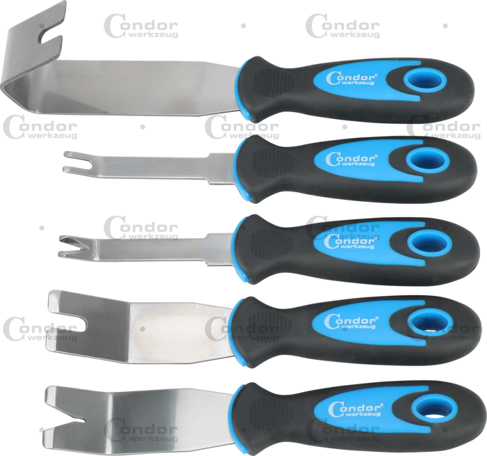 Clip Borttagning Set, rostfritt, 5 del.