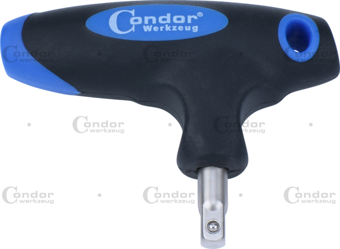 T-handtag, 1/4", 70 mm lång