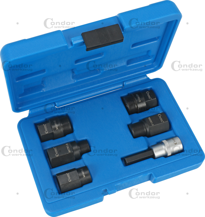 Diesel Injector Gängadaptrar, 6 delar., M14-27