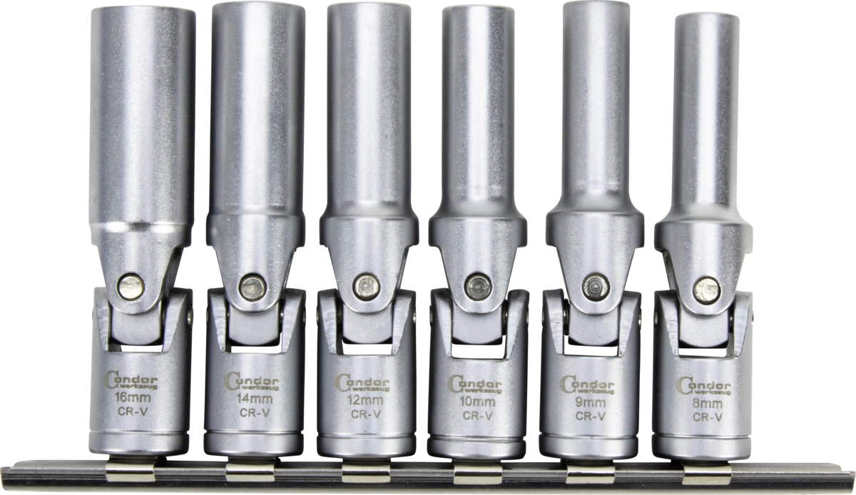 Glödstift Ledhylsa 3/8" 6-del