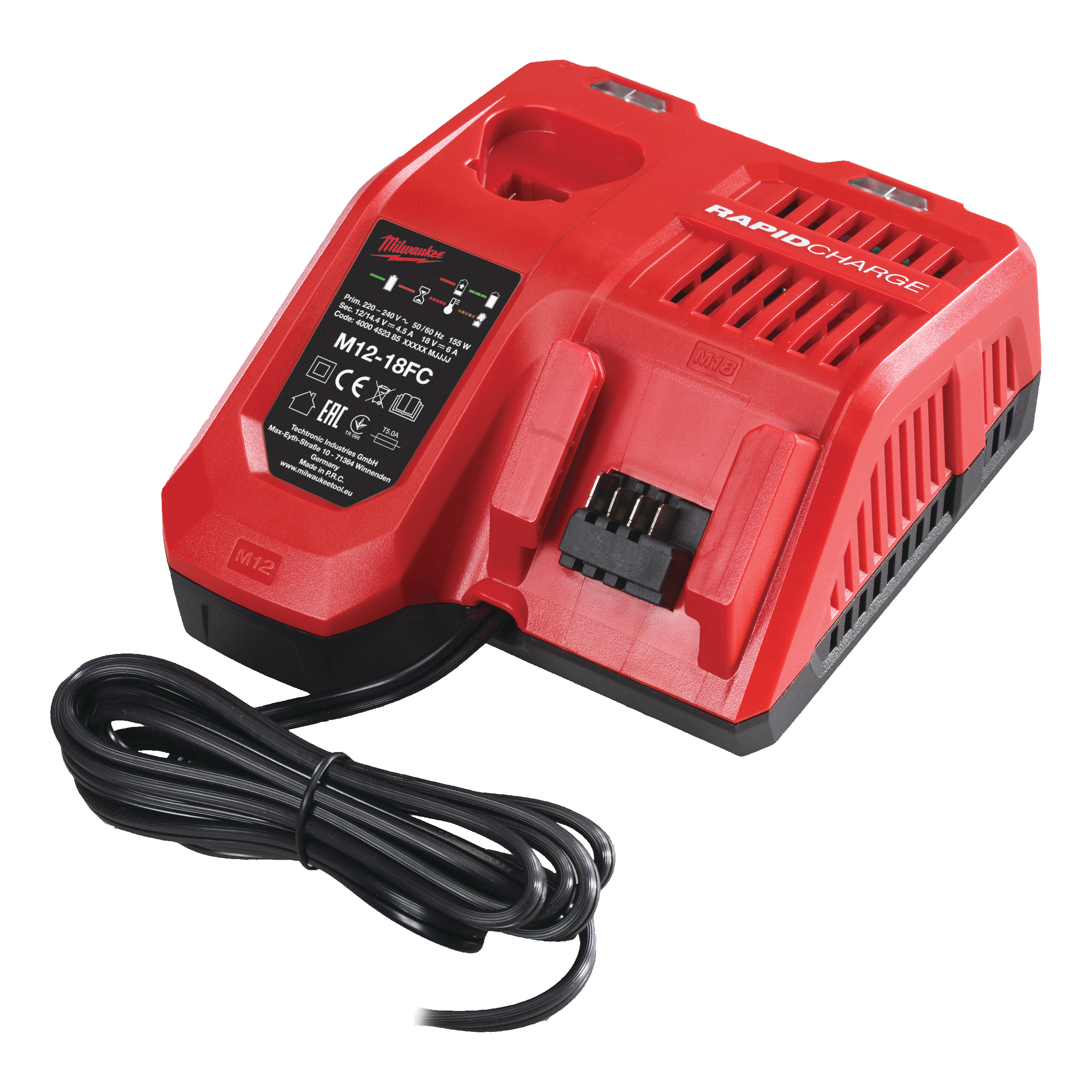 Milwaukee M12™ - M18™ snabbladdare
